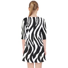 Quarter Sleeve Pocket Dress 