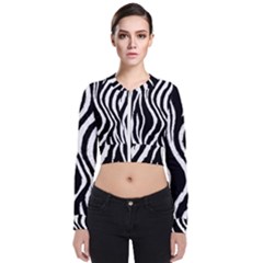 Long Sleeve Zip Up Bomber Jacket 