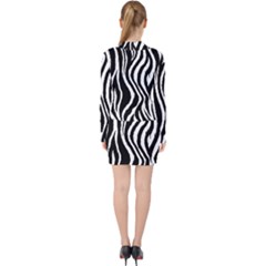 V-neck Bodycon Long Sleeve Dress 