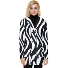 Button Up Hooded Coat  