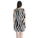 Shoulder Cutout Velvet One Piece 