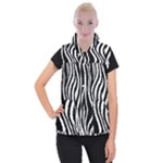 Zebra Women s Button Up Vest