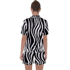Satin Short Sleeve Pajamas Set 
