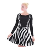 Zebra Suspender Skater Skirt