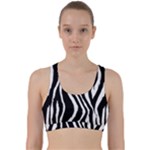 Zebra Back Weave Sports Bra