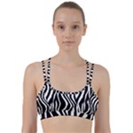 Zebra Line Them Up Sports Bra
