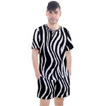 Zebra Men s Mesh Tee and Shorts Set