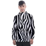Zebra Men s Front Pocket Pullover Windbreaker