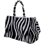 Zebra Duffel Travel Bag