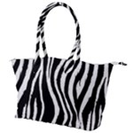 Zebra Canvas Shoulder Bag