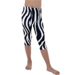 Zebra Kids  Lightweight Velour Capri Leggings 