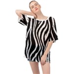 Zebra Oversized Chiffon Top