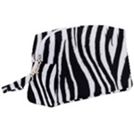 Zebra Wristlet Pouch Bag (Large)