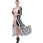 Zebra Maxi Chiffon Beach Wrap