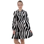 Zebra All Frills Chiffon Dress