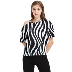 One Shoulder Cut Out T-Shirt 