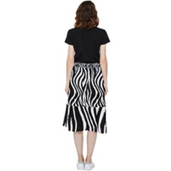 Frill Hi Low Chiffon Skirt 