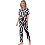 Zebra Kids  Satin Short Sleeve Pajamas Set