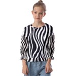 Zebra Kids  Cuff Sleeve Top