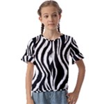 Zebra Kids  Cuff Sleeve Scrunch Bottom Tee