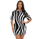 Zebra Just Threw It On Dress