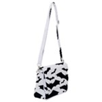 Deathrock Bats Shoulder Bag with Back Zipper