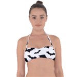 Deathrock Bats Halter Bandeau Bikini Top