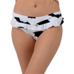 Deathrock Bats Frill Bikini Bottom