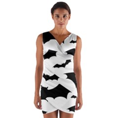 Wrap Front Bodycon Dress 