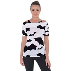 Shoulder Cut Out Short Sleeve Top 