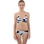 Deathrock Bats Wrap Around Bikini Set