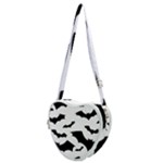 Deathrock Bats Heart Shoulder Bag