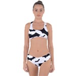 Deathrock Bats Criss Cross Bikini Set