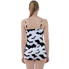 Tie Front Two Piece Tankini 