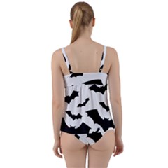 Twist Front Tankini Set 