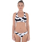 Deathrock Bats Cross Back Hipster Bikini Set