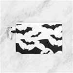 Deathrock Bats Canvas Cosmetic Bag (Small)