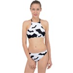 Deathrock Bats Racer Front Bikini Set