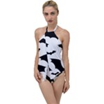 Deathrock Bats Go with the Flow One Piece Swimsuit