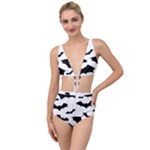 Deathrock Bats Tied Up Two Piece Swimsuit