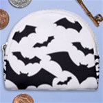 Deathrock Bats Horseshoe Style Canvas Pouch