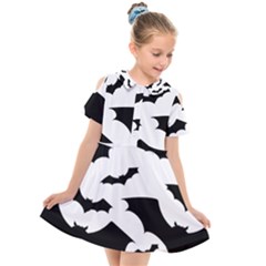 Kids  Short Sleeve Shirt Dress 