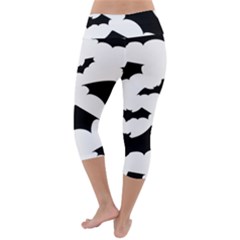 Lightweight Velour Capri Yoga Leggings 