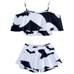 Kids  Off Shoulder Skirt Bikini 