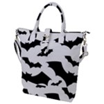 Deathrock Bats Buckle Top Tote Bag