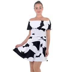 Off Shoulder Velour Dress 
