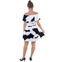 Off Shoulder Velour Dress 