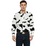 Deathrock Bats Men s Long Sleeve Pocket Shirt 