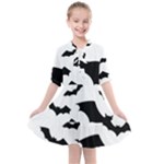 Deathrock Bats Kids  All Frills Chiffon Dress