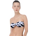 Deathrock Bats Classic Bandeau Bikini Top 